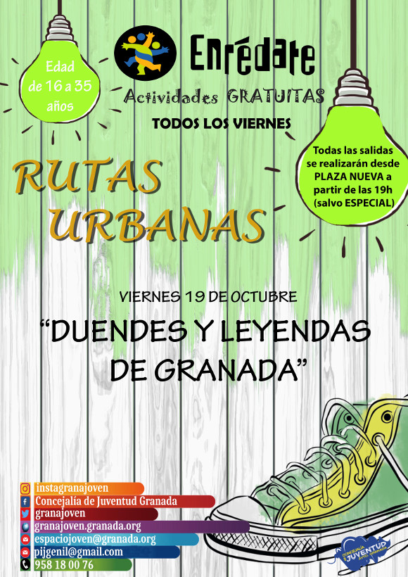 Enredate. RUTAS URBANAS